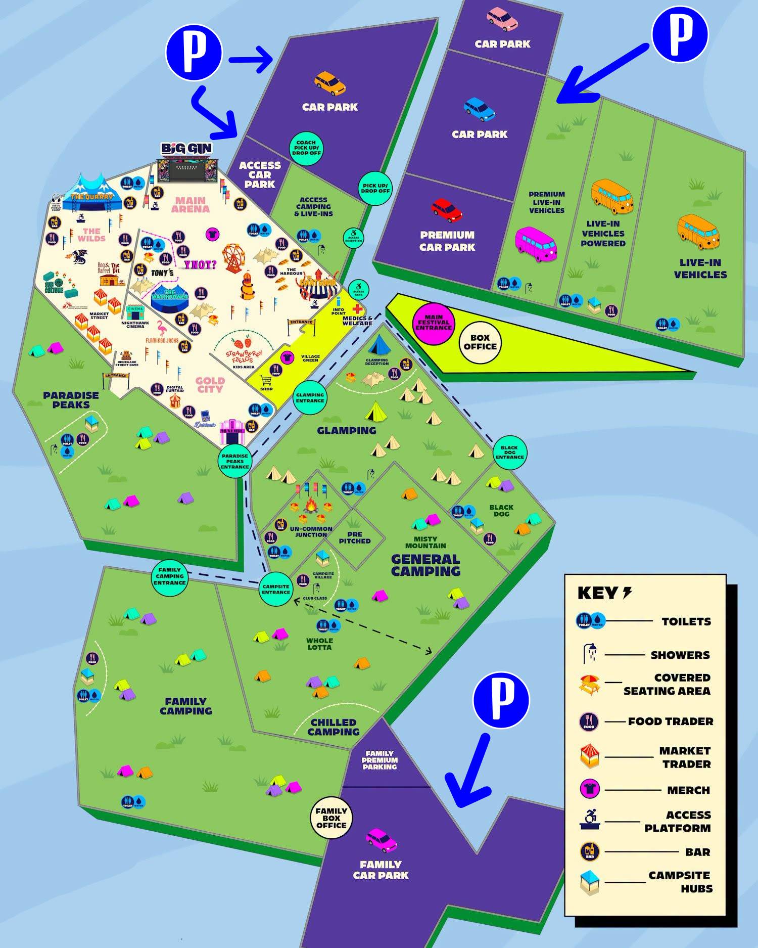 y not festival parking