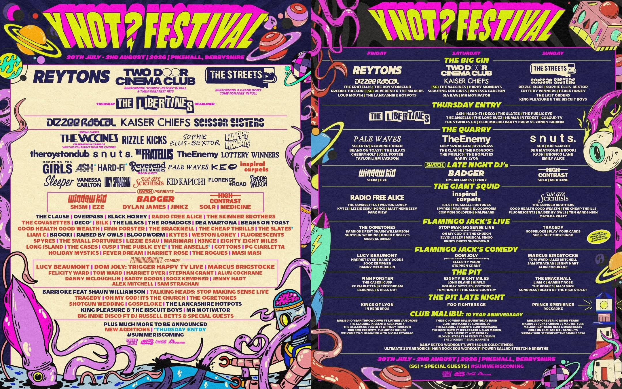 y not festival 2026 line up