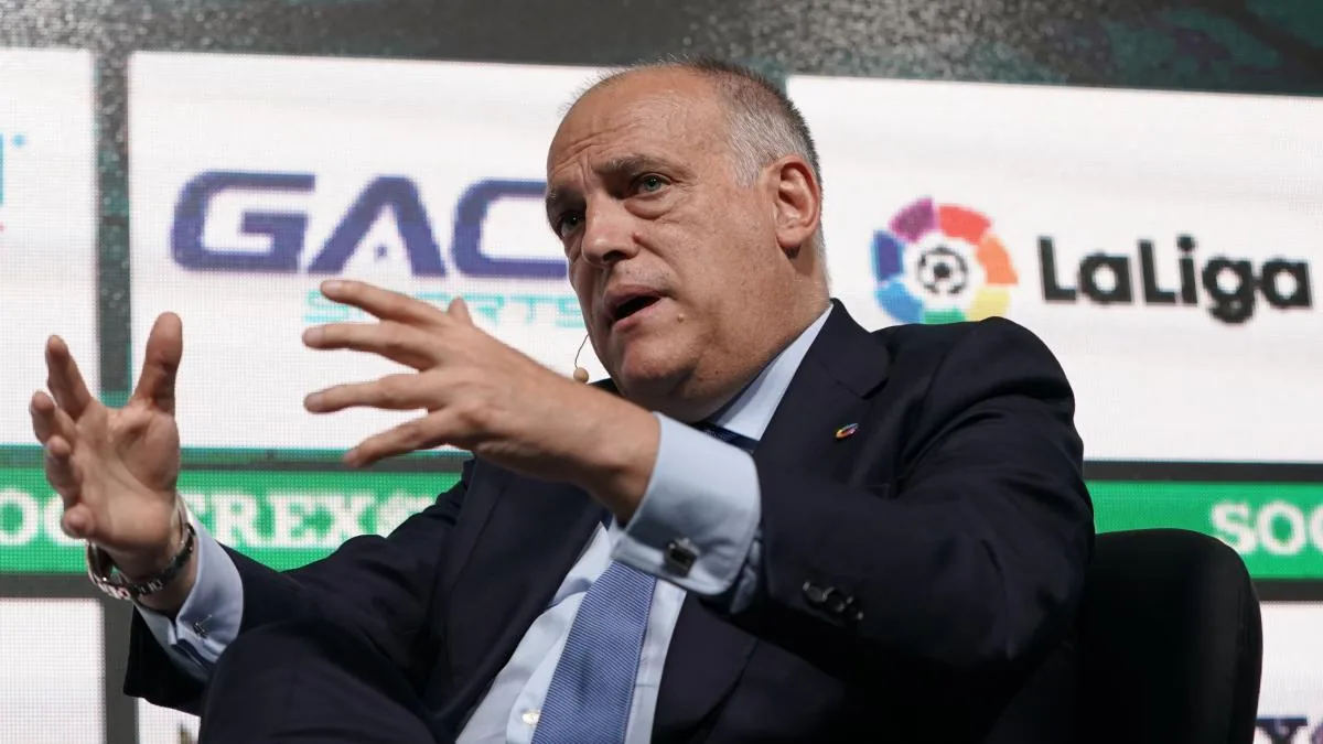 Gianni Infantino: La Liga's Javier Tebas says it is Fifa president's 'time to go'