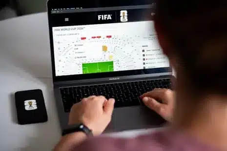 a person on a computer